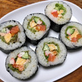 sunnnnny's cooksnap of when they made 節分の恵方巻きに♡ママのサラダ巻き寿司.