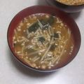 きらり流れ星's cooksnap of when they made 超簡単☆えのきともやしの味噌汁☆39㌍.