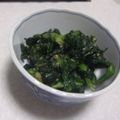 きらり流れ星's cooksnap of when they made 楽チン♪ほうれん草のごま和え♪.