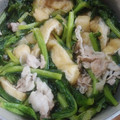 ちーゆづアーちゃん☆'s cooksnap of when they made 菜っ葉とお揚げの炊いたん.