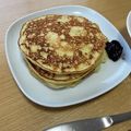 Ume星cafe's cooksnap of when they made おからパウダー＊バナナとお豆腐パンケーキ.
