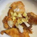 ちぃろる♪'s cooksnap of when they made 絶品☆フライパンでぶり油淋鶏♪.