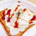 ★ぴよぴよ501★'s cooksnap of when they made 簡単☆５分で♬ケチャマヨ目玉焼きトースト.