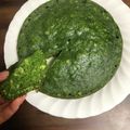 クック33HIYR☆'s cooksnap of when they made 炊飯器で簡単ほうれん草ケーキ.