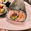 ☆choco☆☆'s cooksnap of when they made ラップで簡単恵方巻き サラダ海鮮唐揚げ.