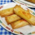 ととろ＆めい's cooksnap of when they made おもちとチーズの春巻き♪.