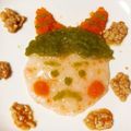 Eggplant23's cooksnap of when they made ＊離乳食中期＊節分★赤鬼＆豆まきプレート.
