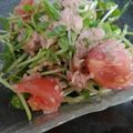 masaetsu's cooksnap of when they made 豆苗とトマトとツナのサラダ.