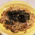 ★＊Saki＊★'s cooksnap of when they made 白滝で和風ﾊﾞﾀｰ醤油きのこﾊﾟｽﾀ風⭐.