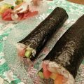 こらぽん's cooksnap of when they made ラップで作れる簡単☆恵方巻き.