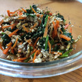 CZKO's cooksnap of when they made ✿くずし豆腐と人参のゴマごま和え✿.