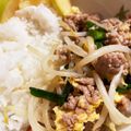 あたむ❤189's cooksnap of when they made ニラ玉どんぶり.