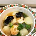 マコミコ's cooksnap of when they made カブ椎茸とエビのあんかけ煮込み.