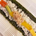 パッシーユ's cooksnap of when they made 幼児の節分＊恵方巻き 細巻き寿司＊.