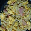 さいれん２合's cooksnap of when they made お弁当におすすめ◎もやしベーコンの卵炒め.