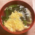 トモ２'s cooksnap of when they made 簡単♡ほうれん草とふわふわ卵のお吸い物.