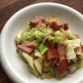 栗丸うさぎ's cooksnap of when they made キャベツとハムのガリバタ炒め.
