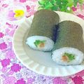 hikarin♪'s cooksnap of when they made 唐揚げの恵方巻き♪.
