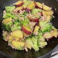 ばたこキッチン's cooksnap of when they made さつま芋とブロッコリーのそぼろあん.
