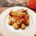 miwayon's cooksnap of when they made 冷凍骨なしフライドチキンでワッフルチキン.
