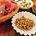 miwayon's cooksnap of when they made 給食再現節分豆消費に　無限のり塩バター豆.