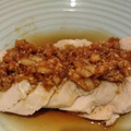 おさんぽねこ's cooksnap of when they made 鶏むね肉で！簡単茹で鶏のよだれ鶏風.