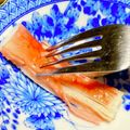 my_pace's cooksnap of when they made カニカマ（サラダフレーク）のさばき方.