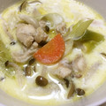 さおりん@料理特訓中's cooksnap of when they made 鶏肉と白ネギときのこのクリーム煮.