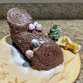 mhboyett's cooksnap of when they made ☆ブッシュドノエル☆.