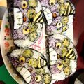 クックIENVL4☆'s cooksnap of when they made 恵方巻き＊鬼の飾り巻き寿司.
