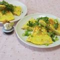 みかかめ's cooksnap of when they made アジの干物アレンジ オムレツ.