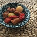 Jaye's cooksnap of when they made 鶏肉と小玉ねぎのピリ辛メキシカントマト煮.