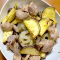 ほのりんママさん's cooksnap of when they made 甘っ！さつまいもとれんこんのウマ塩炒め☆.