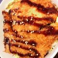 ぬぅぴぃ☆'s cooksnap of when they made 簡単♪冷めてもサクサク！ソース鶏カツ丼♡.