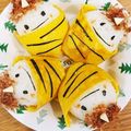 YTmamama's cooksnap of when they made 【キャラ弁】節分☆鬼さんおにぎり(動画有.