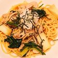 ミト0501's cooksnap of when they made 豚肉のポン酢しょうゆパスタ.