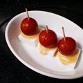 アクセル☆'s cooksnap of when they made はんぺんとプチトマトの味噌マヨピンチョス.