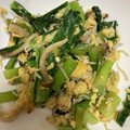 りくたんたたん's cooksnap of when they made 小松菜としめじの卵炒め【中華風】.