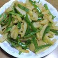 55才のおじさん's cooksnap of when they made じゃが芋とピーマンのピリ辛炒め.
