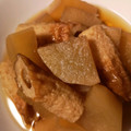 あちたんまん！'s cooksnap of when they made 簡単!!大根と厚揚げ,焼き竹輪の煮物.
