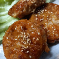 たきゅ's cooksnap of when they made 鶏つくね蓮根はさみ焼き.