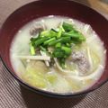 まり餅's cooksnap of when they made 鯵のつみれ味噌汁.