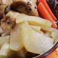 saalalan's cooksnap of when they made レンジで大根とがんもどきの煮物～きび糖.