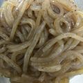 kinkinsan's cooksnap of when they made ピリ辛こんにゃく.