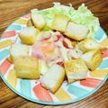 ねっちゃんっ's cooksnap of when they made トマトとベーコンエッグパンサラダ.