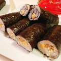 papikun's cooksnap of when they made 豚の生姜焼き太巻き.