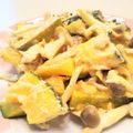 イエローバード's cooksnap of when they made かぼちゃときのこのツナマヨソテー.