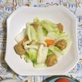 mmameco's cooksnap of when they made ヘルシー♪白菜と肉団子の豆乳クリーム煮.