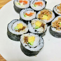 ねっちゃんっ's cooksnap of when they made 柔らか牛そぼろと玉子の太巻き風おにぎり♪.