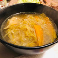 Maruchina's cooksnap of when they made 小麦粉と片栗粉でもちもち「すいとん」.